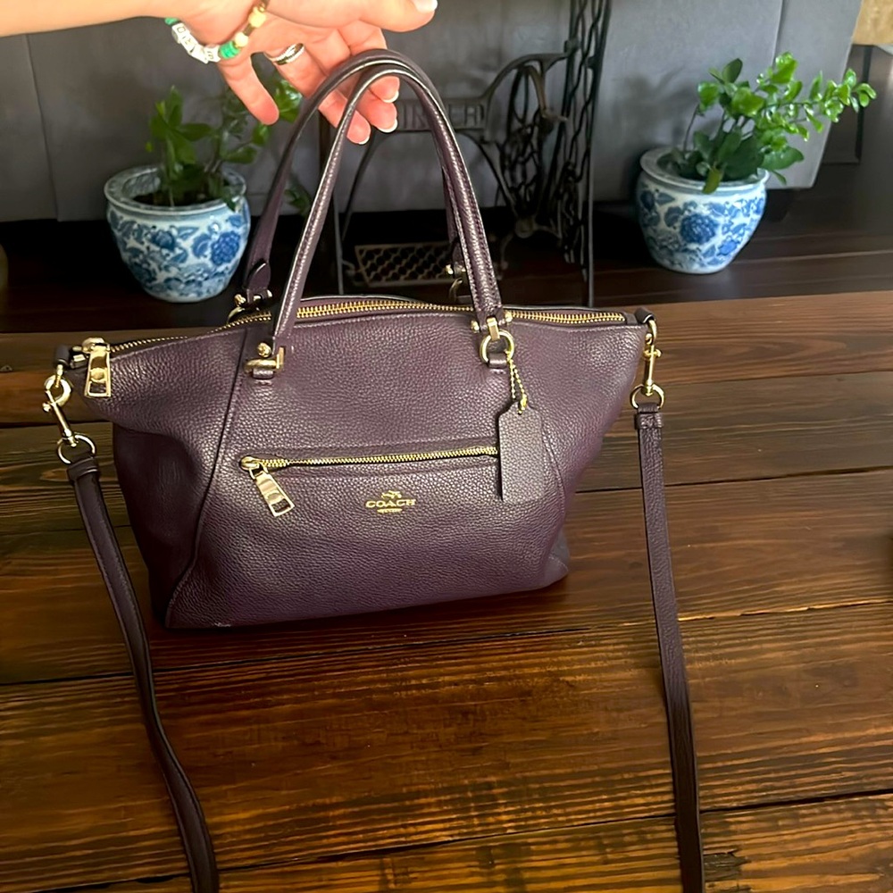 Perfect condition plum Coach purse.